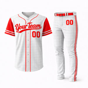 กางเกงขายาวลายทางผู้ชาย ขายส่ง รับทำโลโก้ ชุดกีฬาสีขาวพิมพ์ลายแบบ Sublimation สำหรับผู้ชาย - Product Image 2