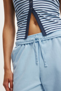 กางเกงวอร์มแฟชั่นฤดูหนาวสำหรับผู้หญิง ผ้าโพลีเอสเตอร์/คอตตอน ฟลีซ ทรงปกติ สไตล์ฮิปฮอป แต่งลูกไม้ คุณภาพสูง ขายส่ง - Product Image 3