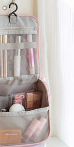 Sac de toilette et de maquillage portable multifonction de grande capacité - Product Image 3