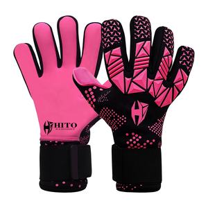 Guantes de Portero de Fútbol Personalizados de Alta Calidad 2026, Palma Delantera de Látex Alemán, Dorso de Silicona con Estampado, Correa Integrada, Protección para el Pulgar - Product Image 1