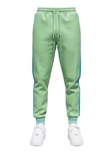 Custom Men's Premium Leather Two-Piece Outfit with Contrast <b>Side</b> Stripes for Urban Fashion and Casual Wear - Product Image 3