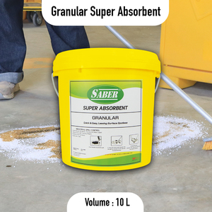เม็ดดูดซับสารเคมีชนิดเม็ดขนาดใหญ่สำหรับอุตสาหกรรม ขนาด 10 ลิตร สำหรับทำความสะอาดการรั่วไหลของน้ำมัน สารเคมี และของเหลวในโรงงานและคลังสินค้า - Product Image 2