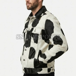 Top Trending Cowhide <b>Leather</b> <b>Jackets</b> For Men <b>Winter</b> Warm Best Selling Low Moq Men Cowhide <b>Leather</b> <b>Jackets</b> With Custom Packing - Product Image 2