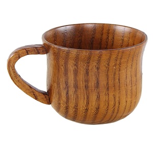 Handmade Wooden Mug Natural Solid Wood Coffee Cup Rustic Design Eco Friendly Drinkware for Home Kitchen Dining Use - Product Image 2