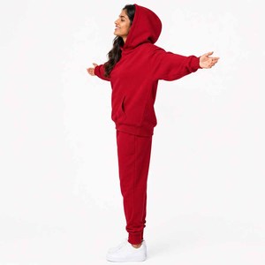 Sudadera con Capucha Extra Grande para Mujer, Sudadera de Forro Polar con Logotipo Personalizado, Ropa Informal de Calle, Sudadera con Capucha, Ropa de Invierno - Product Image 5