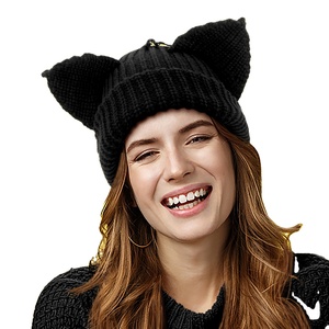 Venta al por mayor de productos de invierno, Gorros de protección frescos, gorros cálidos, gorro de punto para adultos, estilo básico, tres capas, súper cálido - Product Image 6