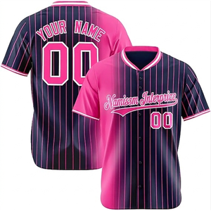Full Custom Sublimated Baseball Jersey for Men Women and Youth with Modern <b>Athletic</b> Style Design - Product Image 1