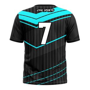 T-shirts de sublimation personnalisés en gros, impression numérique 3D, t-shirts en polyester 100% pour hommes - Product Image 4