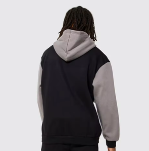 Conjunto de chándal con capucha y bloques de color para hombre, conjunto informal de ropa deportiva para correr, conjunto deportivo de dos piezas de corte ajustado - Product Image 2