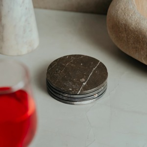 <b>Marble</b> Coasters Luxury <b>Table</b> Coaster <b>Set</b> for <b>Coffee</b> Cups Dining Decor and Gifting Use - Product Image 1