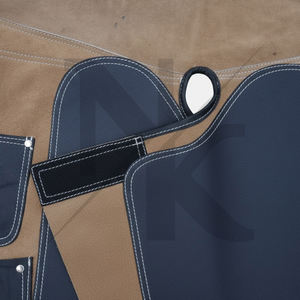 Delantal de Herrador Profesional de Cuero Genuino con Cinturón Ajustable, Delantales de Gamuza Resistentes para Herrero, Soldadura y Herraje de Caballos - Product Image 3