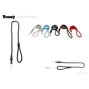 Laisse pour chien Yommy Pet, corde ronde de 120 cm avec clip - Product Image 4