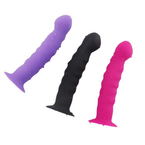 Pene indossabile del giocattolo del sesso lesbico del punto G del Silicone del Dildo di piccola dimensione indossabile per il maschio e la femmina - Product Image 5