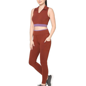 Conjuntos Deportivos de Yoga para Mujer, Conjuntos de 2 Piezas sin Costuras, Ropa Deportiva para Yoga y Entrenamiento, Conjunto de Yoga para Mujer en Oferta a Bajo Precio - Product Image 4