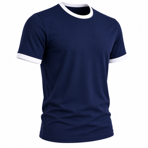 เสื้อยืดคอกลมแขนสั้นผู้ชาย รุ่นเรนเจอร์ ทรงปกติ ผ้าโพลีเอสเตอร์/คอตตอนเจอร์ซีย์ เป็นมิตรกับสิ่งแวดล้อม น้ำหนัก 320 กรัม เสื้อลำลองใส่สบายสำหรับฤดูร้อน - Product Image 3