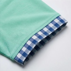 เสื้อโปโลผ้าฝ้ายคุณภาพสูงแบบเรียบง่ายสำหรับกอล์ฟ สีตามสั่ง - Product Image 5