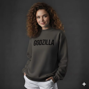 Pull long oversize pour femme en molleton de coton épais avec intérieur brossé doux, idéal pour l'automne/hiver - Product Image 1