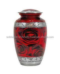 Urnes adultes en laiton Urnes faites à la main pour urnes décoratives masculines et féminines Urnes funéraires de haute qualité - Product Image 2