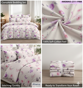 Drap plat imprimé en microfibre brossée de haute qualité, taille King, 140 g/m², 400 fils, résistant à la décoloration, linge de lit lavable - Product Image 3