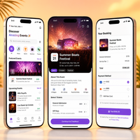 Super Offre - Logiciel d'organisation d'événements et service d'application mobile avec fonctionnalités personnalisables disponible à la vente
