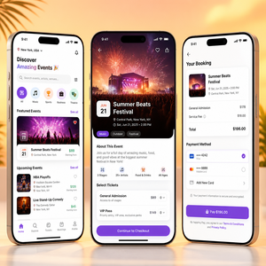 Super Oferta - Servicio de Software y Aplicaciones Móviles para Eventos con Funciones Personalizadas Disponible para la Venta - Product Image 1