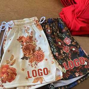 Bas quantité minimale de commande Sublimation 6 pouces entrejambe maille Shorts séchage rapide hommes femmes unisexe 250 Gsm maille Shorts basket-ball Double couche maille Shorts - Product Image 3