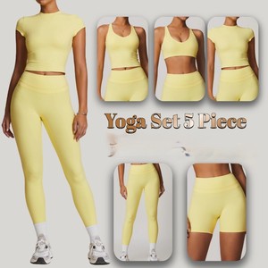 Conjuntos Deportivos para Mujer al por Mayor, de Secado Rápido, Sólidos, sin Tirantes, con Tirantes Cruzados, Conjunto Personalizado para Gimnasio y Fitness, 2 Logos - Product Image 2