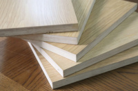 Plancher en bois contreplaqué plaqué chêne blanc massif 100 % véritable, surface plate plaquée PS, poncée des deux côtés, panneaux de haute qualité