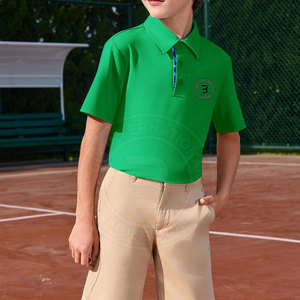 Chemises Polo de Golf pour Jeunes Garçons, Performance Extérieure, Col Classique, Vêtements de Club de Golf Junior, Anti-humidité, Extensibles, Sport - Product Image 5