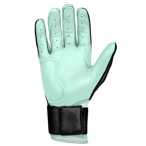 Gants de frappe de baseball personnalisés avec design sublimé, antidérapants, en cuir, pour jeunes et adultes, équipement d'équipe - Product Image 5