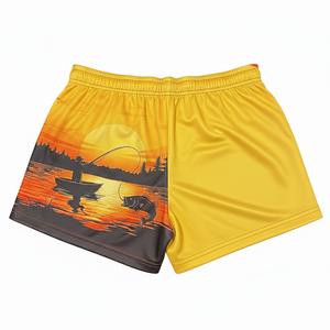 Shorts de Pesca Personalizados para Hombre, 100% Poliéster, Impresión por Sublimación Completa, Shorts de Baño para Hombre y Mujer, UPF 35, Secado Rápido, Transpirables - Product Image 2