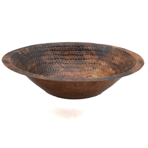 Handmade Oval Copper Vessel Sink <b>Rustic</b> <b>Bathroom</b> Lavatory Basin Handcrafted Copper Wash Basin Luxury Decorative <b>Vanity</b> Sink - Product Image 3
