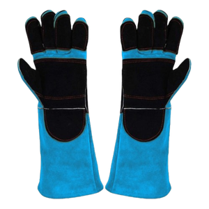 Gants de travail en cuir de vachette renforcé de haute performance, gants de protection individuelle ignifuges pour la soudure - Product Image 3