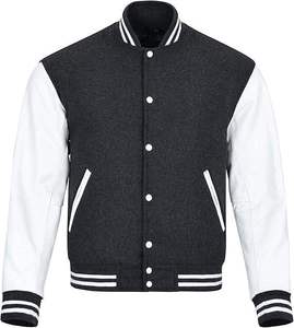Hot Selling Custom Fleece Winter Varsity <b>Jackets</b> <b>Baseball</b> Bomber Leather Varsity <b>Jackets</b> <b>for</b> <b>Men</b> - Product Image 1