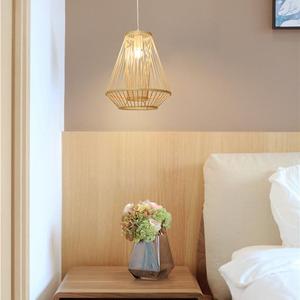 โคมไฟระย้าหวายทำจากไม้ไผ่สำหรับตกแต่งบ้านและโรงแรมคอลเลกชันใหม่ - Product Image 4