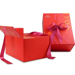 Boîte-cadeau de Noël en carton de luxe à double porte ouvrante pour cosmétiques, bijoux, chocolats - Product Image 6
