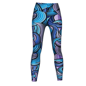 Leggings de sport sans couture en sublimation pour femmes, vente en gros, leggings de compression sur mesure pour femmes, personnalisés - Product Image 5