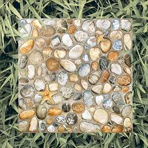 Carreaux de sol de type jardin, format 400x400mm, best-seller, design incroyable, épaisseur 8 mm - Product Image 1