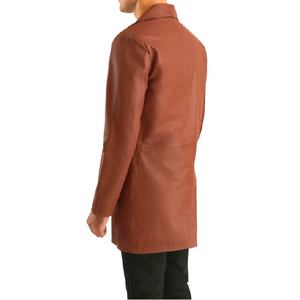 Long Coat for <b>Men</b> Brown Color Premium <b>Winter</b> <b>Overcoat</b> Stylish Warm Outer Wear High Quality Fashion Coat Elegant Durable Design - Product Image 3