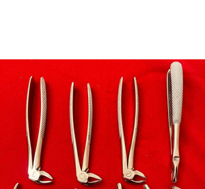 Ensemble de forceps d'extraction dentaire manuels ergonomiques de précision professionnelle, 10 pièces, en acier inoxydable argenté, pour molaires supérieures et inférieures et dents de sagesse - Product Image 3