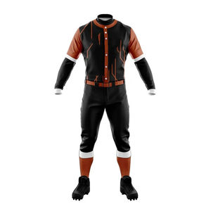 Ensemble uniforme de baseball imprimé tendance, nouvelle collection, 100 % polyester, respirant, anti-UV, séchage rapide, évacuation de l'humidité, vêtements d'entraînement - Product Image 2
