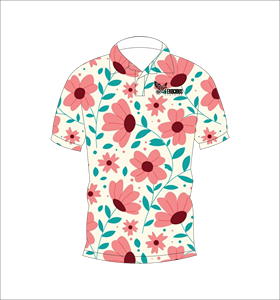 เสื้อยืดพิมพ์ลายดอกไม้สำหรับผู้ชาย แขนสั้น สไตล์ลำลอง ใส่สบายสำหรับฤดูร้อน คอกลม เสื้อซับลิเมชั่น - Product Image 1