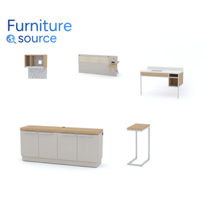 Durable Hampton Inn Hotel Room Furniture - MDF/HPL Hotel Room Furniture para uso diario-Vietnam OEM Factory Hotel Room Furniture - Product Image 1