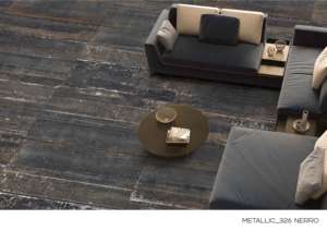 Carrelage Métallique en Porcelaine Océanique 600x1200 Grand Format Surface Brillante Premium Mur et Sol Design Intérieur Extérieur Moderne Plus Elite - Product Image 4