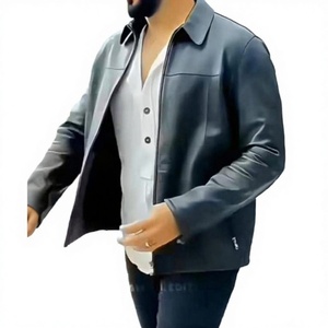 Chaqueta de Lona Impermeable y Cortavientos para Hombre, Chaqueta de Cuero Unisex para Invierno con Personalidad Atractiva - Product Image 1