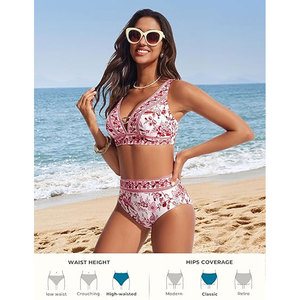 Trajes de Baño de Tela Premium Solid Trader, Transpirables, sin Mangas, Estampado Digital, Ropa de Playa para Mujer - Product Image 4