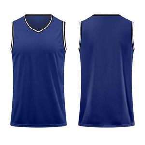 Maillot de basketball personnalisé à col en V pour hommes, impression numérique par sublimation, broderie, maille polyester respirante, ensemble réversible pour jeunes - Product Image 1