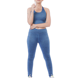 Conjunto de Yoga para Mujer de Buena Calidad, Nuevo, Diseño Simple, Último Diseño, Cintura Elástica, Personalizable con Logotipo - Product Image 1