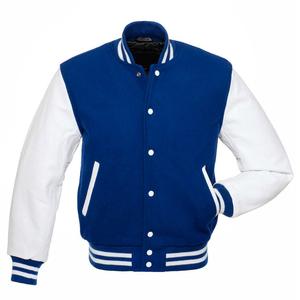 Chaqueta universitaria de primera calidad, corte ajustado, estilo Letterman, personalizada, de algodón puro, para hombres y niños. - Product Image 5