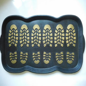 Tapete de Goma para Entrada, Color Sólido, Antideslizante, Grueso, Duradero, Impermeable, Fácil de Limpiar, Organizador de Zapatos Moderno para Entrada o Cuarto de Servicio - Product Image 1